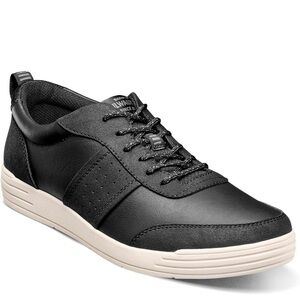 Nunn Bush Kore City Walk Court Black Oxford Athletic Casual Sneaker Lace Up